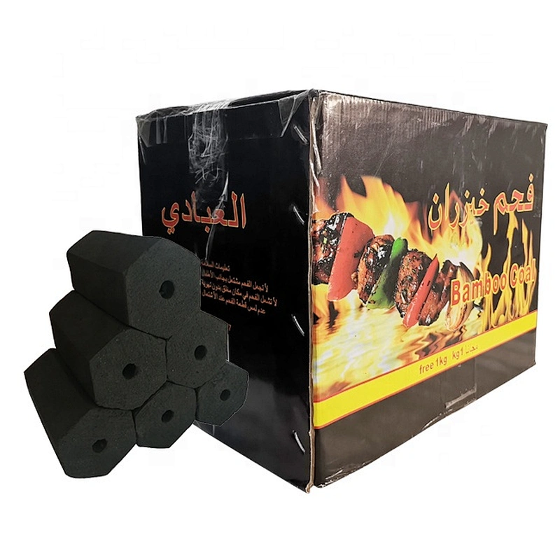 HQBQ0002 Hong Qiang Stick Briquette Bamboo Square BBQ Charcoal Cooking Coal Charcoal Briquette