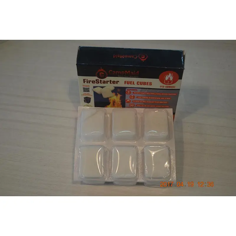 HongQiang high quality smokeless hexamine firelighter solid fuel