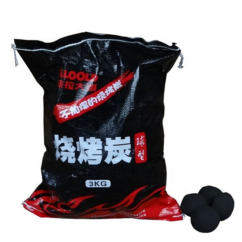 HongQiang coconut pillow shape bbq briquette charcoal
