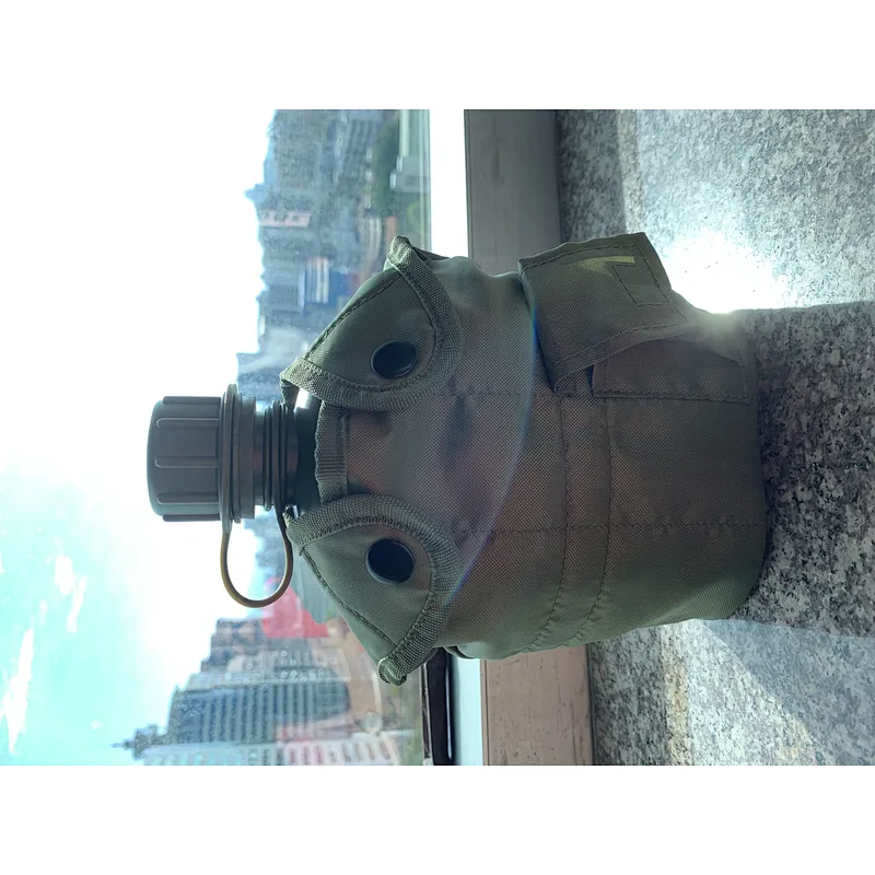HQMK-01 HongQiang Wholesale Army Kettle Custom Outdoor Survival Camping Survival Military Kettle
