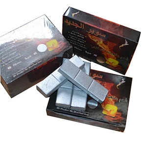 Hongqiang China supplier Low ashsilver charcoal tablet for incense