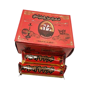 HQRM3301 Hongqiang fruit wood high quality no spark instant light shisha round charcoal for sale
