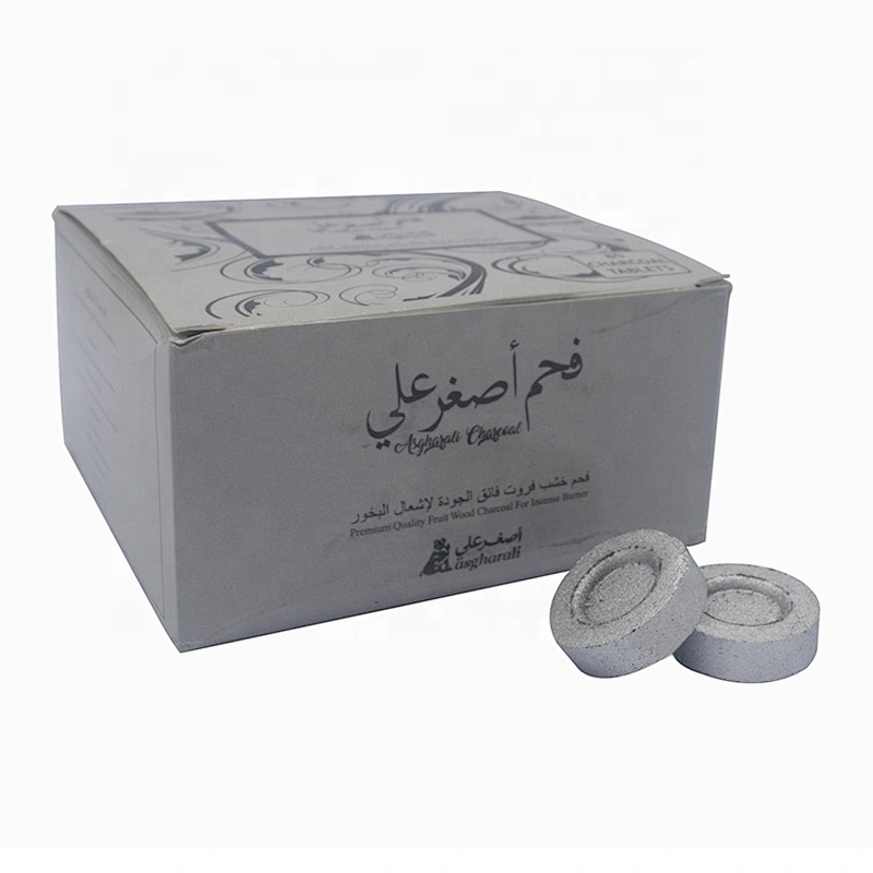 HQRM3380 Hong Qiang Smokeless Fruitwood Shisha Incense Round Charcoal Tablets