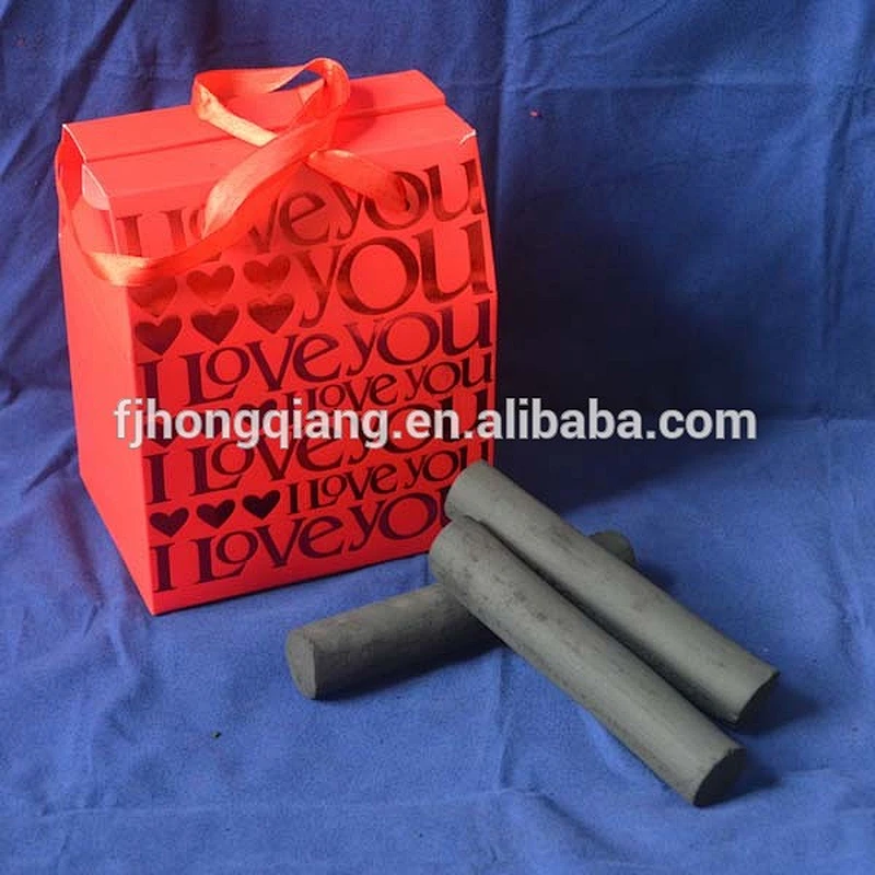 Bamboo charcoal sticks for shisha and barbeque