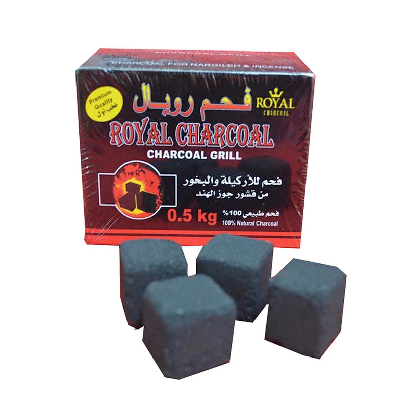 low coconut shell charcoal price, cubes charcoal for shisha/hookah