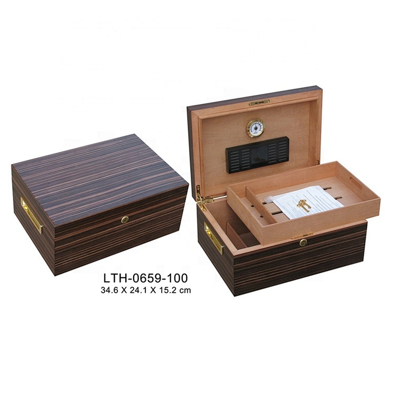 HongQiang Wooden Cigar Humidor