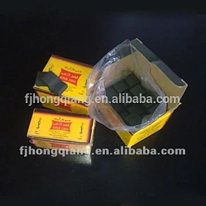 Hong Qiang high quantity use of coconut shell indonesia coco nara cube charcoal for sale