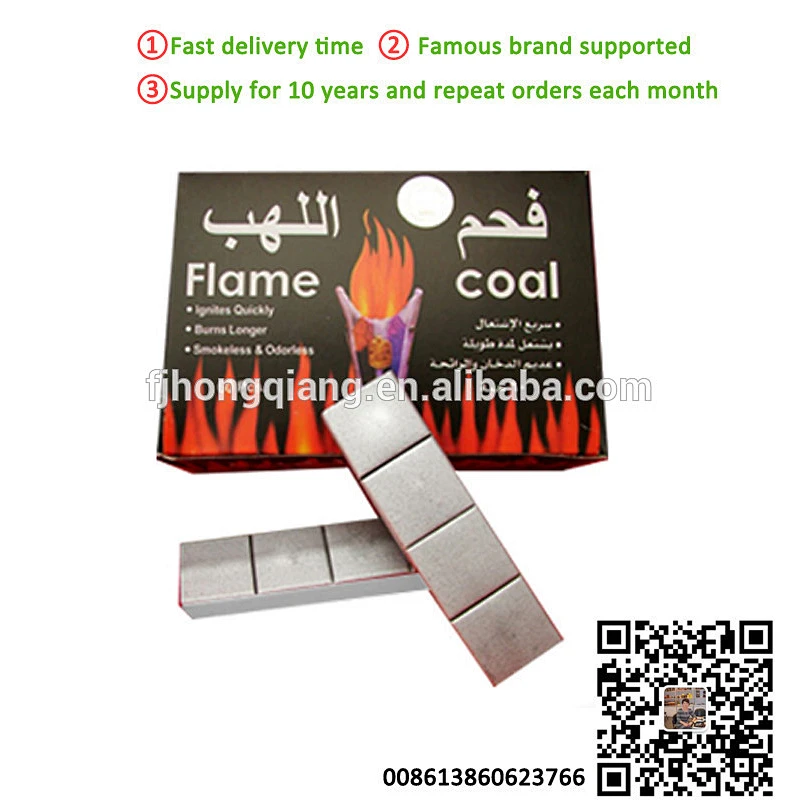 HongQiang burning 90-100mins Bamboo Silver charcoal Torch coal