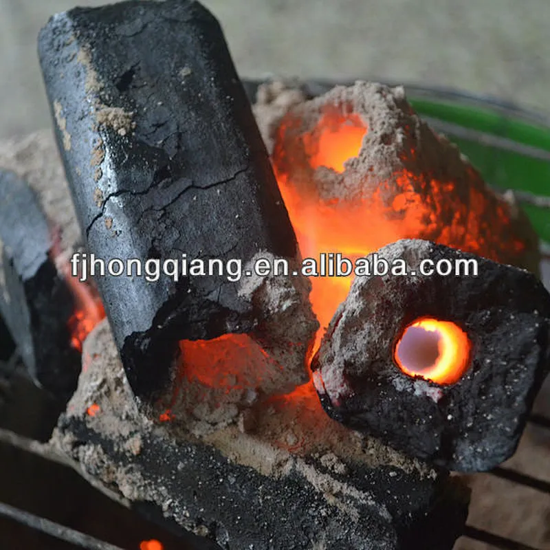 100% square wood sawdust bbq briquette charcoal