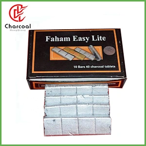 Hongqiang China supplier Low ashsilver charcoal tablet for incense