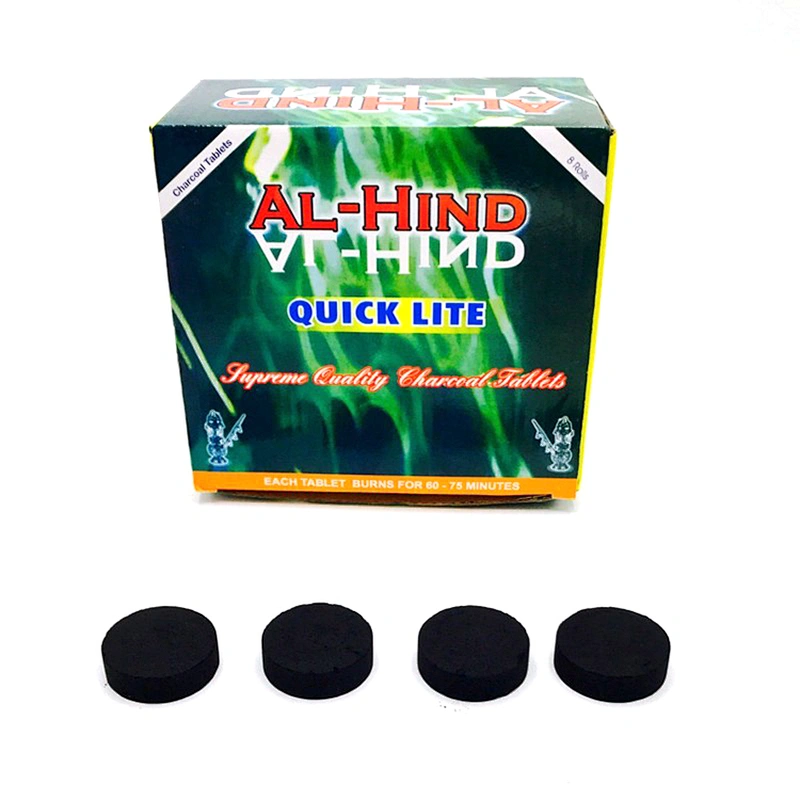 al-hind round hookah incense charcoal , hookah shisha charcoal basket