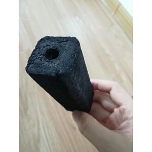HQBQ0004 HongQiang White Ash Machine Made Charcoal Bamboo BBQ Charcoal