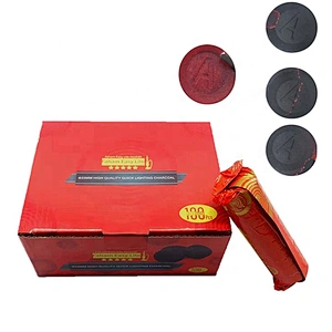HQRM4001 Quick Ignite Incense Round Charcoal Hookah Shisha Tablets