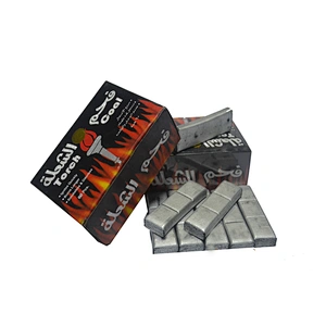 HQHS0060 HongQiang Smokeless Bamboo Silver Hookah Incense Charcoal