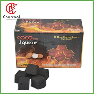 Hong Qiang New design 1.5cm shisha hookah coco nara cube charcoal
