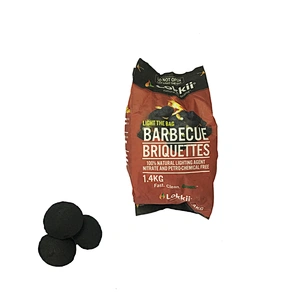 HQBQ0005 Supplier of Bindawood wholesale Bamboo Pillow BBQ Charcoal Briquettes