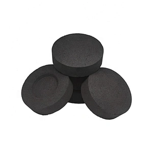 HQRM3880 HongQiang Smokeless Instant Light 38mm Round Shisha charcoal Tablets for Hookah Africa Type