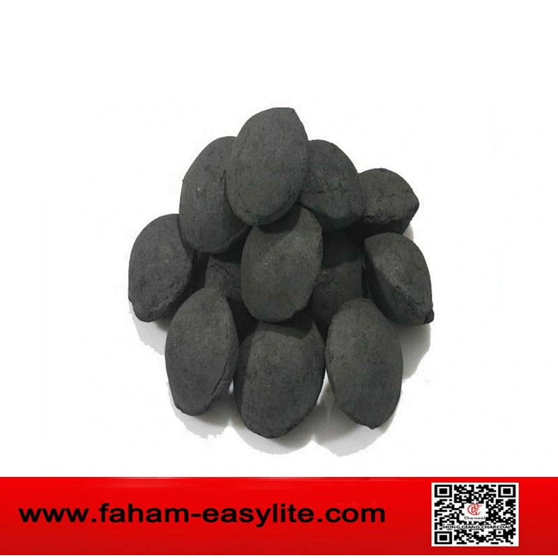 HQBQ0005 HQ Food Grade Pillow Shape BBQ Charcoal Briquette