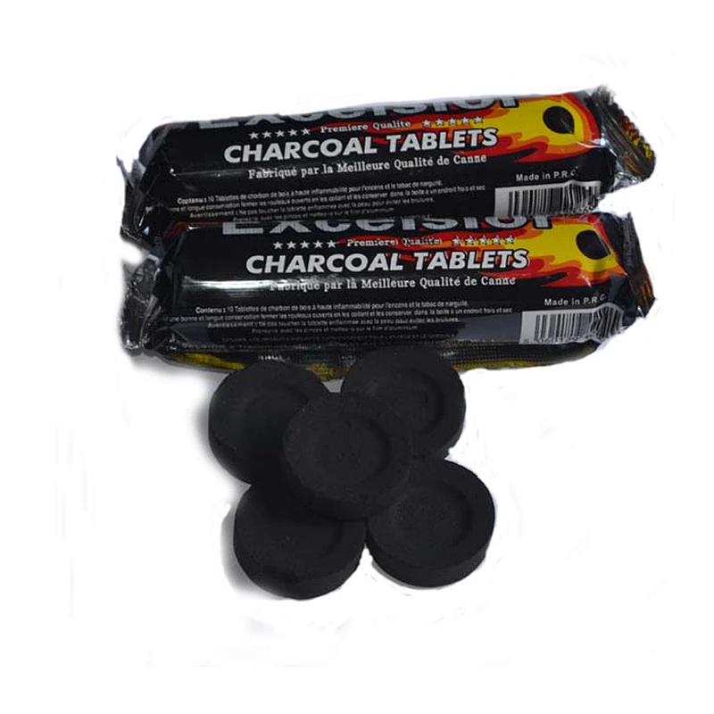 HongQiang Instant Light Incense Round Hookah Charcoal