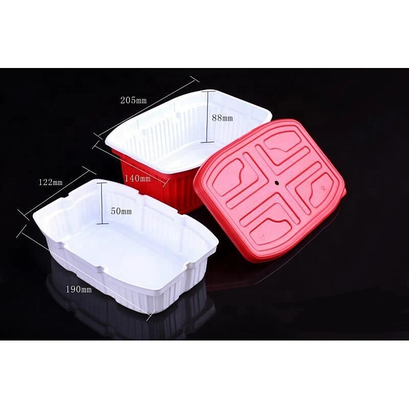 HQFC-002 HQ Disposable PP Fast Cooked Food Container for Cooked and Seal Meal