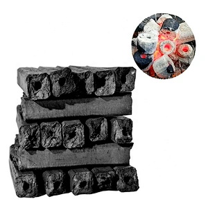 HQBQ0004 HongQiang High Quality  Long burning Square Bamboo Charcoal for BBQ