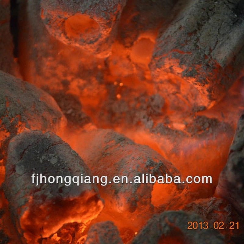 HongQiang high quality low ash hexagonal sawdust barbecue charcoal for Turkey
