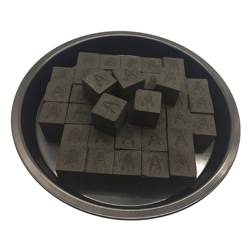 HQHC0025 HongQiang China factory coconut shell coal cubes royal shisha round charcoal