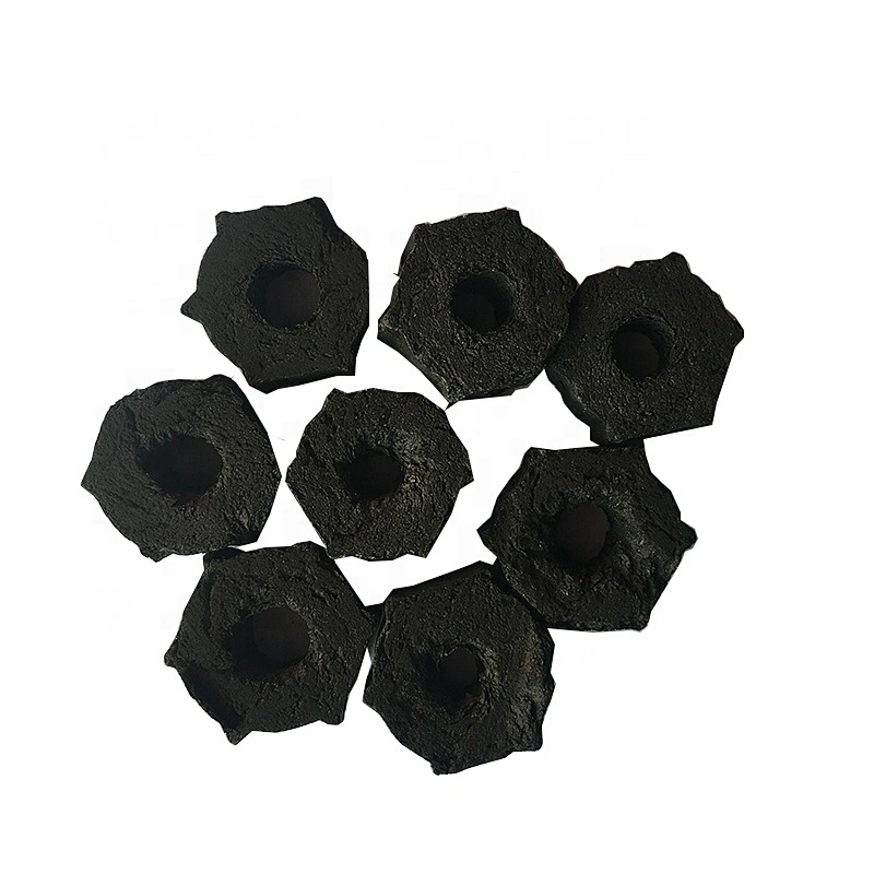 HQHC0025 Hongqiang Long Burning Time Bamboo Cutting Charcoal for Hookah