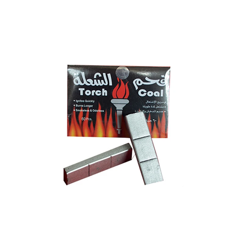 HQHS0030 Hongqiang Bamboo Silver Shisha Hookah Charcoal
