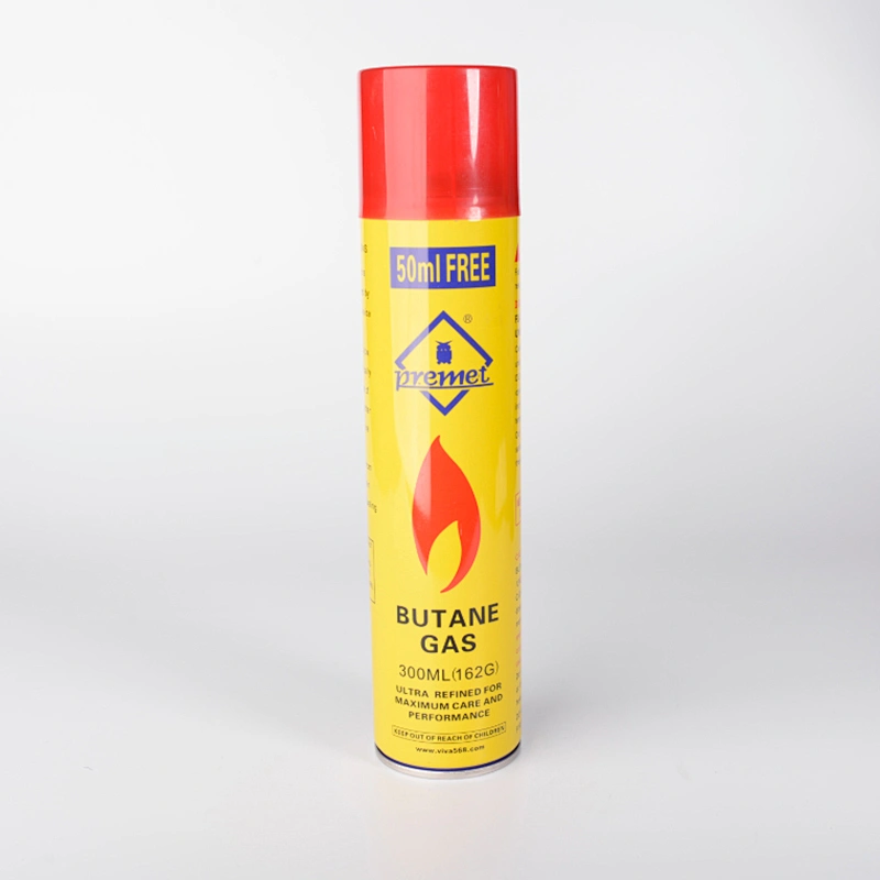 butane gas universal bottle and aerosol canister made