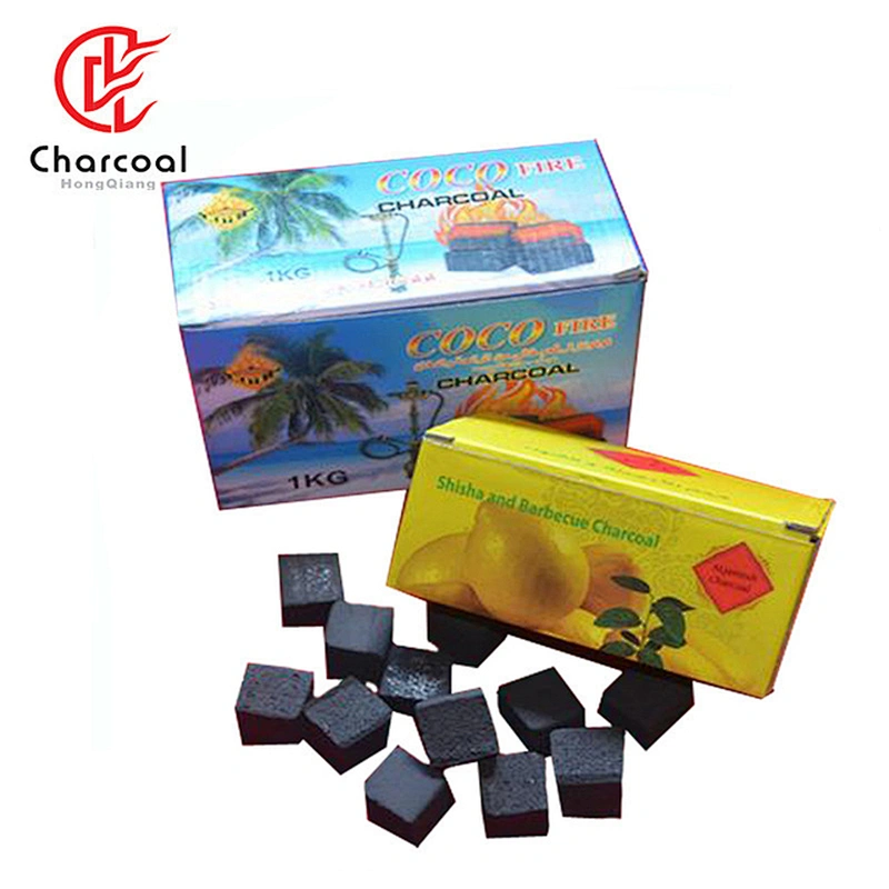 HongQiang Coconut Shell Hookah Cube Shisha Charcoal Briquette for Wholesale
