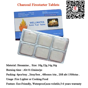 HongQiang NEW Style Eco-friendly easy ignite hexamine solid fuel tablets