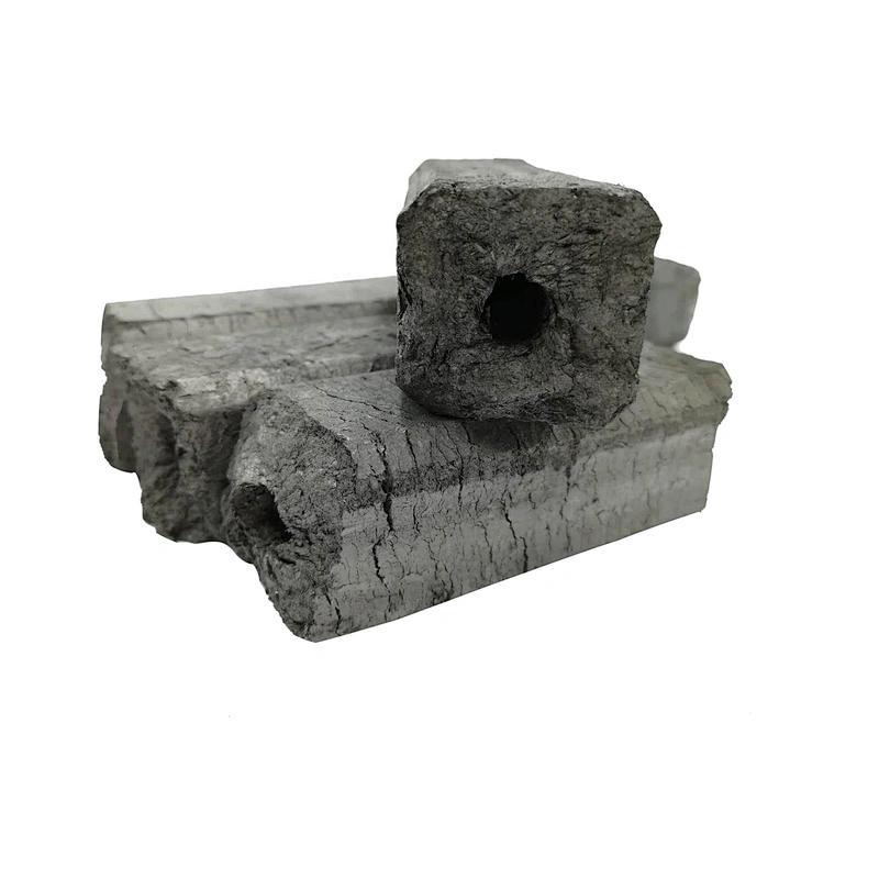 HQBQ0004 HongQiang High Quality  Long burning Square Bamboo Charcoal for BBQ