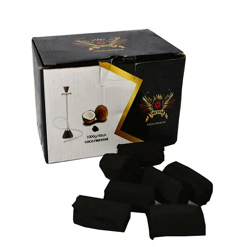 HQ free sample bamboo/coconut shell finger charcoal for BBQ and shisha