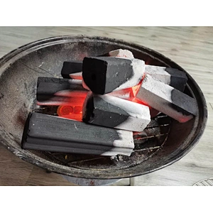 HQBQ0002 HongQiang Quick Delivery Square shape 20cm Bamboo Powder BBQ Charcoal for Cooking