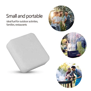 HQS-025 HongQqiang Smokeless White Water Proof Hexamine Solid Fuel Tablets for Outside Camping Reusable Stove