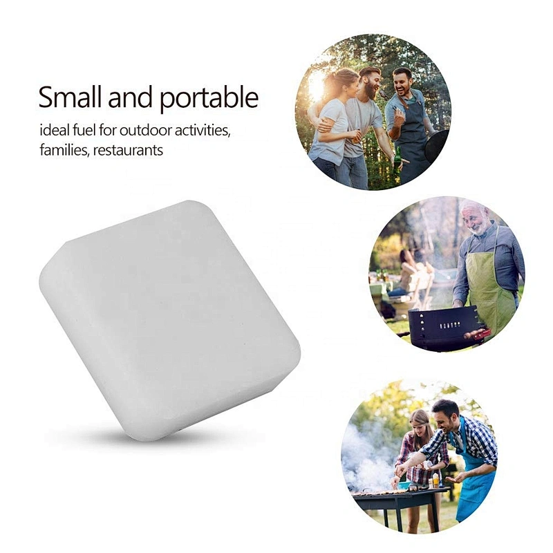 HQS-025 HongQqiang Smokeless White Water Proof Hexamine Solid Fuel Tablets for Outside Camping Reusable Stove
