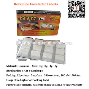 HQSF-012 Smokeless and tasteless 24pcs Hexamine Solid Fuel Tablets