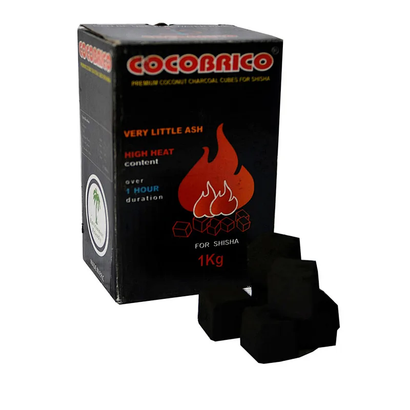 HongQiang Briquette Bamboo Hookah Brick Cube Charcoal
