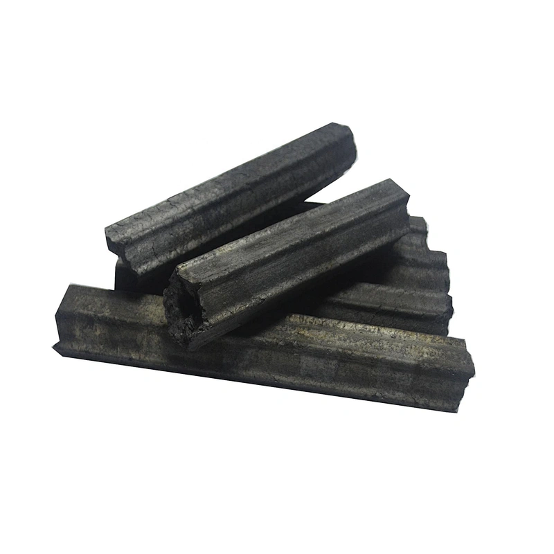 HQBQ0006 HongQiang BBQ hardwood wood sawdust hexagonal Charcoal for chafing
