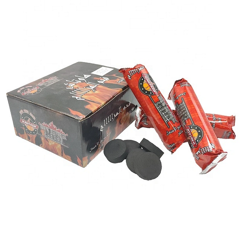 HQRM3301 HongQiang Instant Lighting Hookah Charcoal Barhook Charcoal Round Charcoal