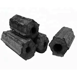 Low ash high value hexagonal barbecue coal