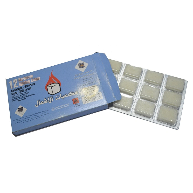 HQSF-012 HongQiang Ignite quickly 12pcs Hexamine solid fuel for outdoor camping/resturant