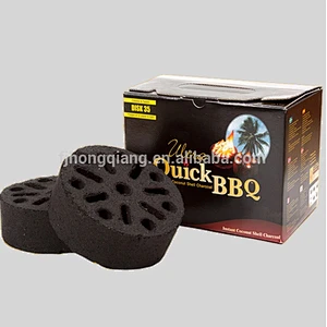 Hong Qiang Square Honeycomb Charcoal Briquette for Sale