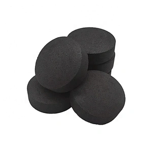 HQRM 5040 HongQiang New Arrival 50mm Quick Ignite Round Charcoal for Bakhoor/hookah