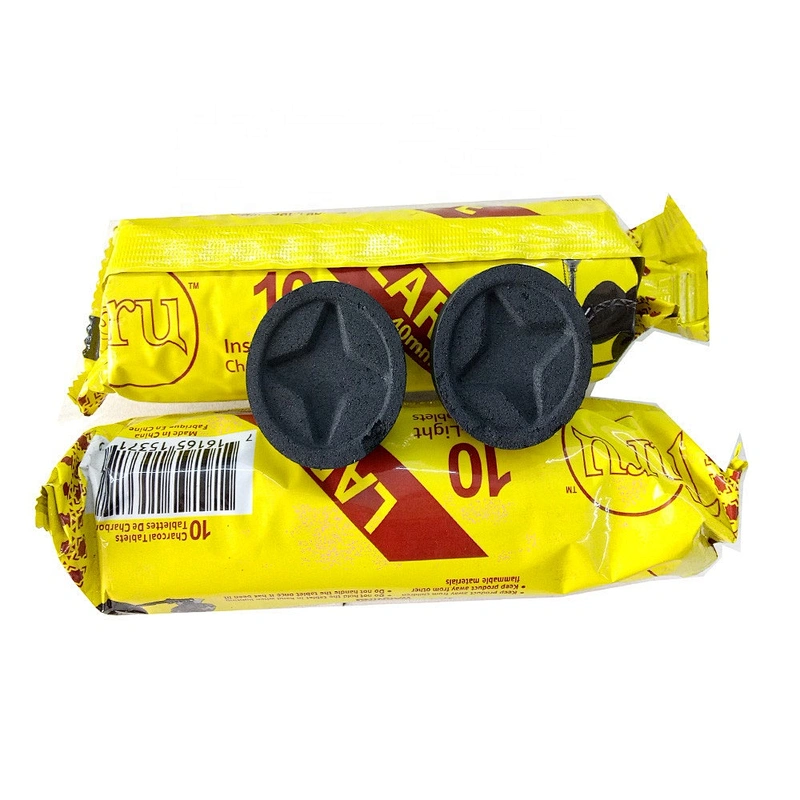 HongQiang Pure Bamboo Round Shisha Charcoal for Hookah