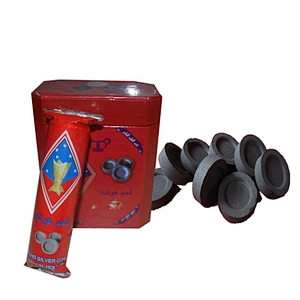 HongQiang Fruit Wood Shisha Round Charcoal Tablets for Hookah