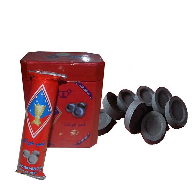 HongQiang Fruit Wood Shisha Round Charcoal Tablets for Hookah