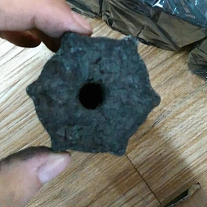 HongQiang Low Price Briquette Shape Wood Hexagon Charcoal for BBQ