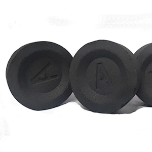 HQRM4001 HongQiang smokeless quickly burning round charcoal , lasting 120 minutes tablets